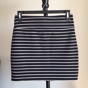 AE striped mini skirt